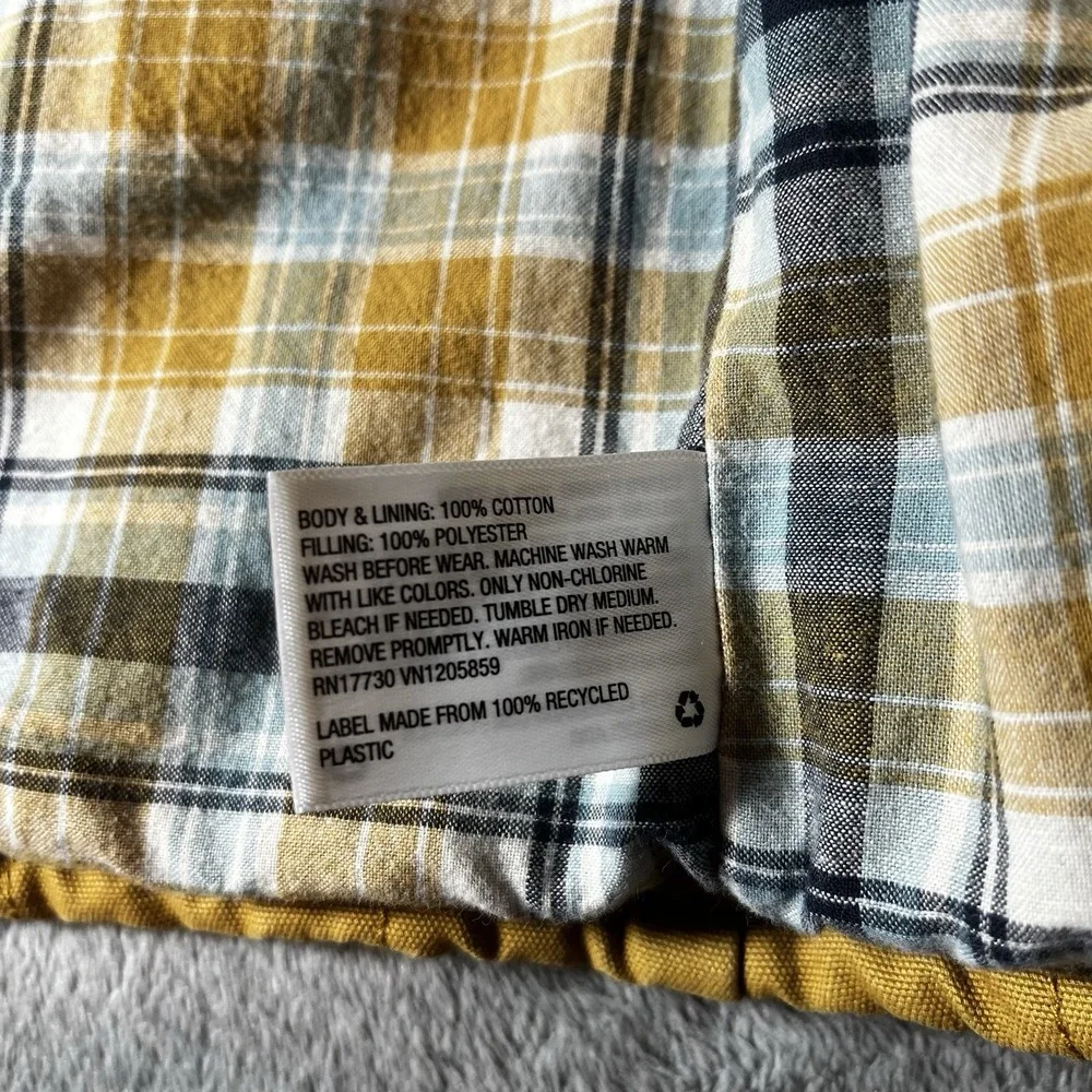 Boys OshKosh Chore Vest Plaid Lined 3T Cowboy Western Rodeo  Quilted Kids‎ Work